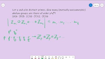 Cracking the GRE Math Subject Test - Number Theory and Abstract Algebra #12 (Medium)