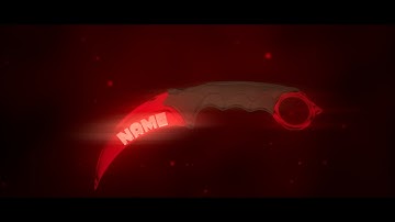 CSGO KNIFE INTRO!! FREE TO USE BLENDER