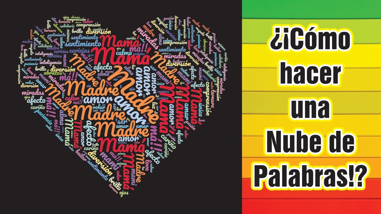 Como hacer una Nube de Palabras!! Como realizar una nube de etiquetas