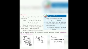 Fundamental Theorem of Arithmetic(without proof)/10th Maths/Chapter 2- Numbers &Sequences