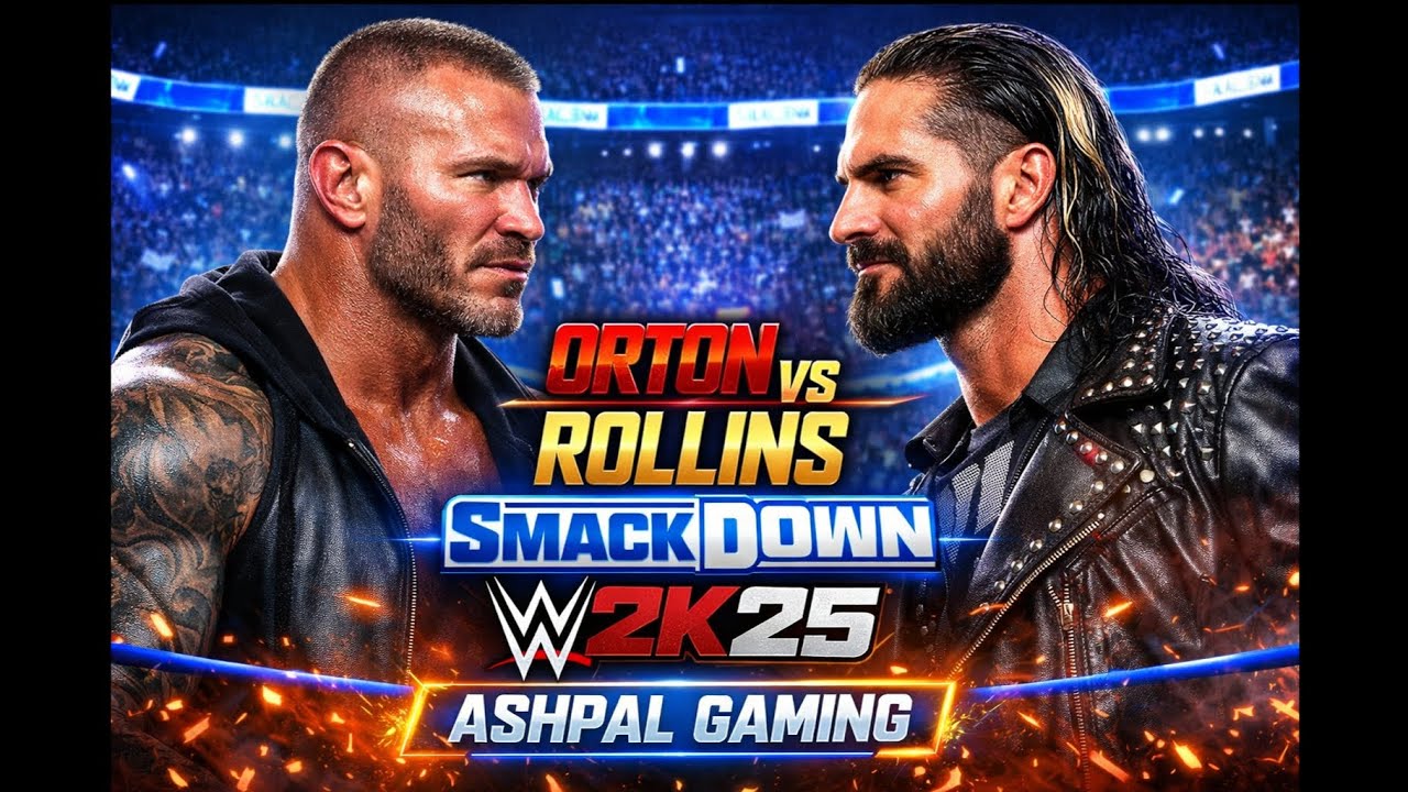 Randy Orton vs Seth Rollins – EPIC WWE 2K25 Match | RKO vs The Visionary 🔥
