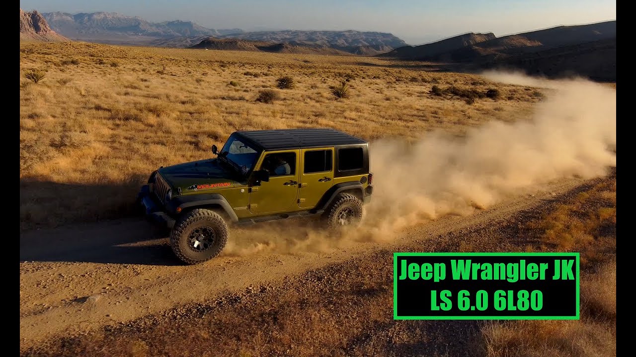 Jeep Wrangler JK LS  6L80 - YouTube