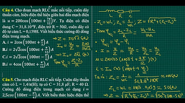 Mạch RLC mắc nối tiếp - phần 2