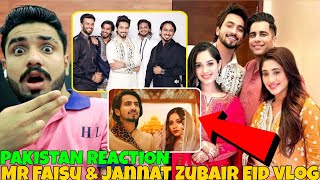 Mr Faisu & Jannat Zubair Rehmani Eid Vlog | Pakistan Reaction | Hashmi Reaction