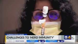 Challenge of reaching herd immunity in the U.S.