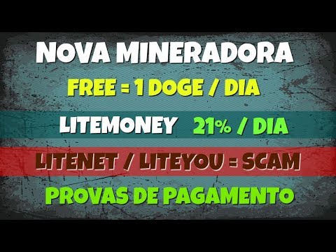 Nova Mineradora Dogecoin | EcoDoge [SCAM]| LiteMoney Paga? | + Provas De Pagamento