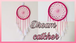 Diy Dream Catcher|| Easy Dream Catcher webbing tutorial|| diy Dream Catcher step by step tutorial