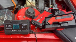 NexPeak 10-amp Battery Charger, Gooloo Jump Starter and Etenwolf T300 plus Pressure Gauge @TonyHob
