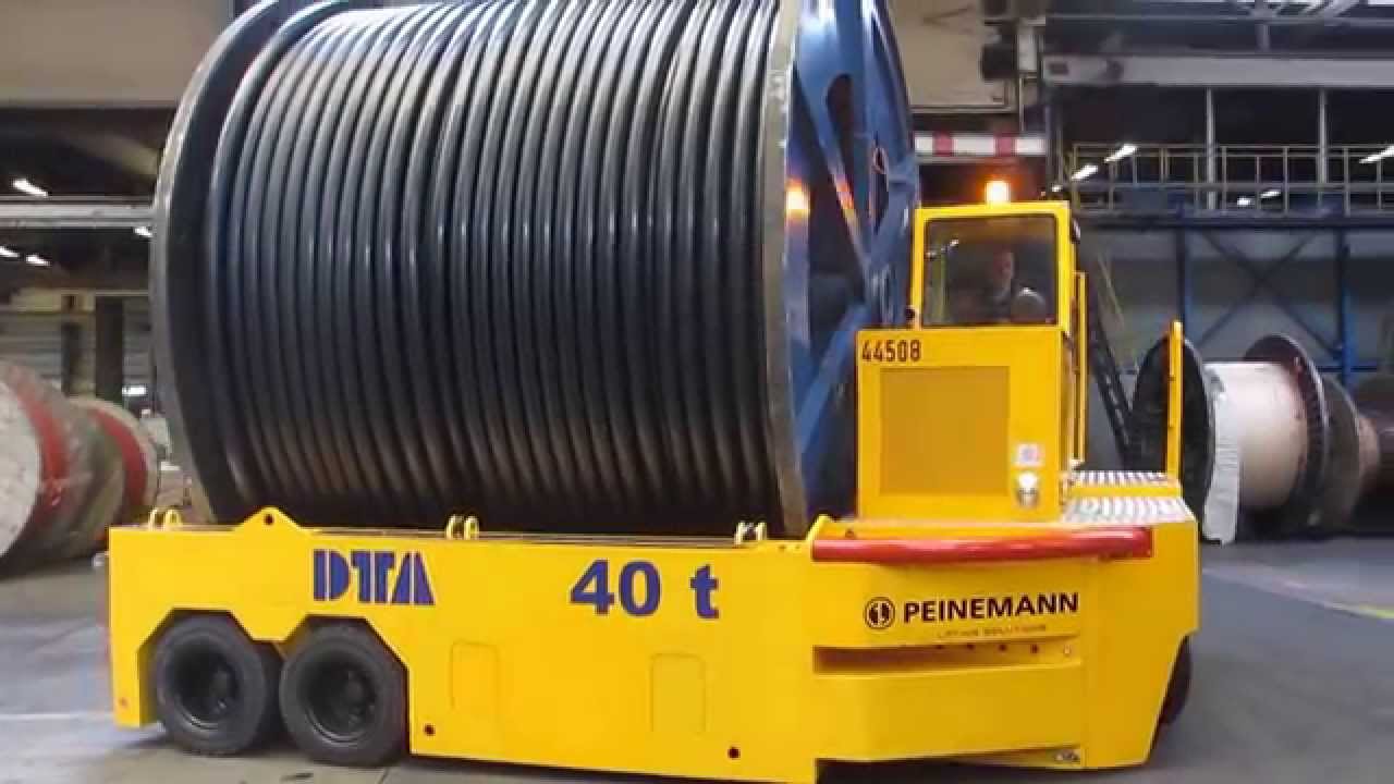Cable drum transporter YouTube