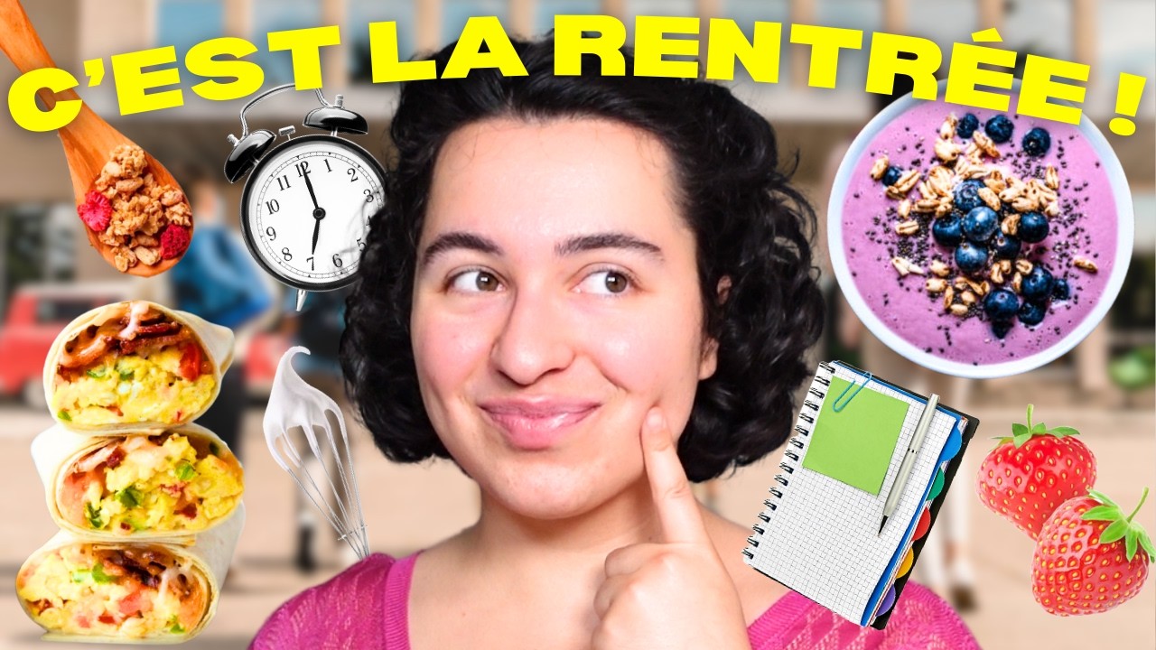 4 PETITS-DÉJEUNERS PROTÉINÉS & PRÊTS À L'AVANCE POUR LA RENTRÉE ! Organisation rentrée scolaire 2025