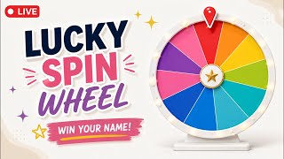 🎡 LIVE Name Writing + Lucky Spin Wheel | Win Your Name on the LED Board! ✨ #livestream #havefun