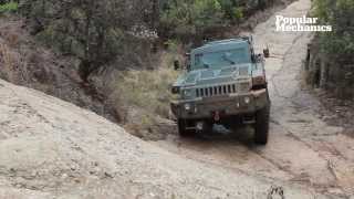 PM takes a spin in the Marauder armoured personnel carrier