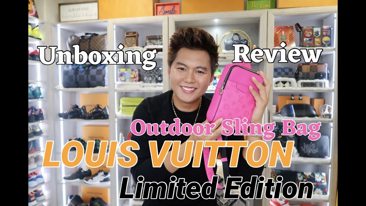 LOUIS VUITTON Outdoor Sling Bag l Limited Edition l Taigarama Collection  2021 l UNBOXING l REVIEW 