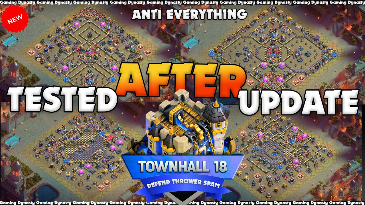 Top 10 Best Town Hall 18 Anti Thrower Bases for 1 STARS ! With TH18 Cwl Base Layout Clash of clans