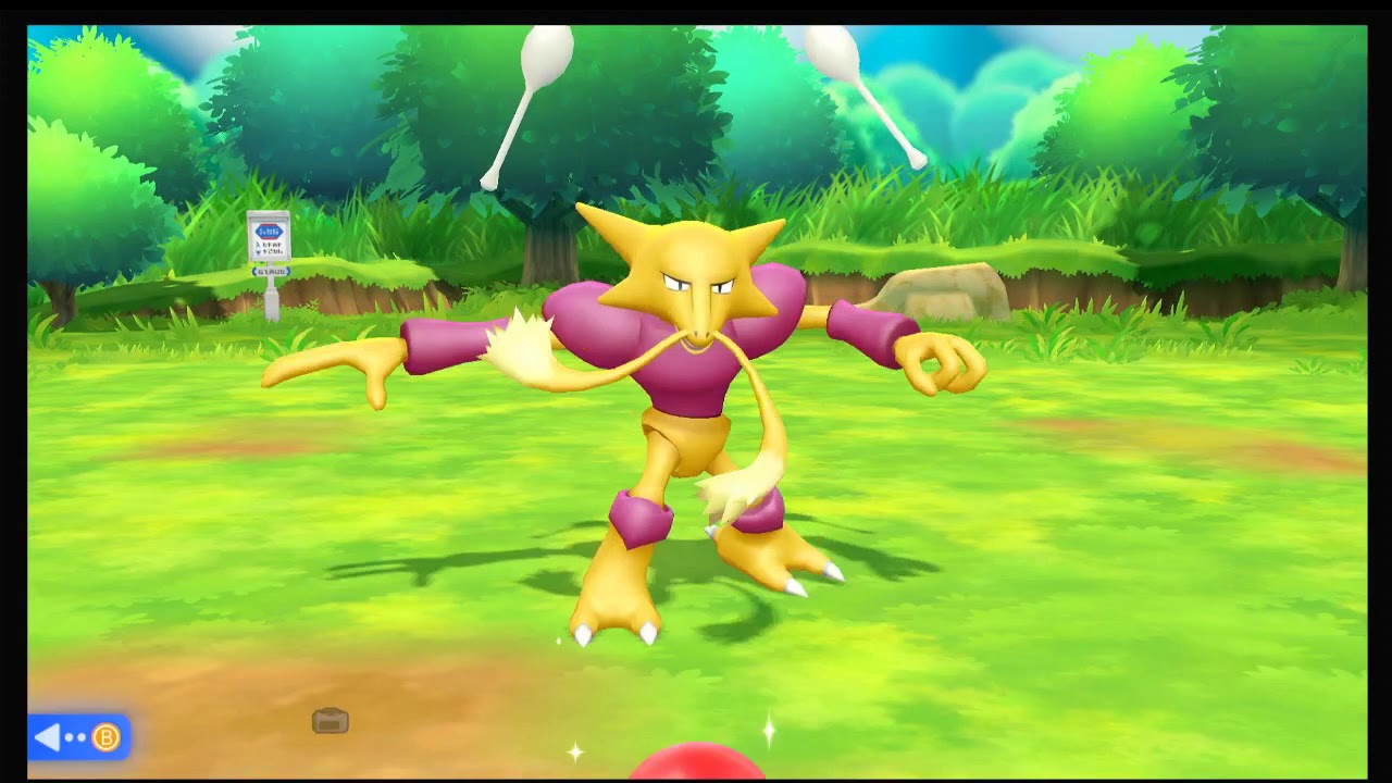 Pokemon Let's Go Shiny Alakazam 6IV-AV Trained