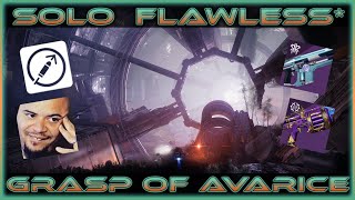Solo Flawless | Grasp of Avarice | Crafted Weapons Glitch