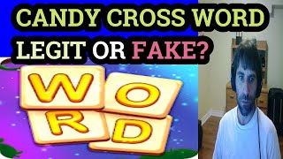 CANDY CROSS WORD APP REAL PAYMENT OR FAKE PAYPAL PROOF screenshot 1