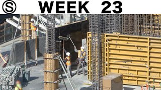 One-week construction time-lapse with closeups: Week 23 of the Ⓢ-series