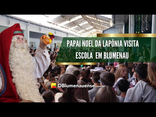 Escola de Samambaia ganha visita do Papai Noel em ação social de Natal