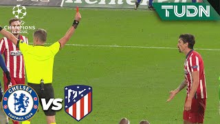 ¡PIERDE LA CABEZA! Savic es expulsado | Chelsea 1-0 Atl Madrid | Champions Leagu -8vos |TUDN