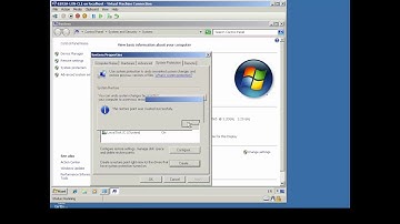windows 7 Course 6292A | M07-L03 | Configuring System Restore Points  || MCTS 70-680