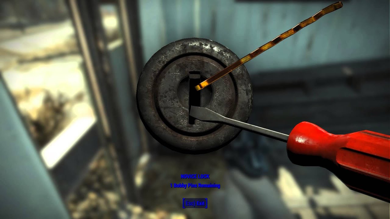 Fallout 4 Guide: Unlimited Bobby Pins? - YouTube