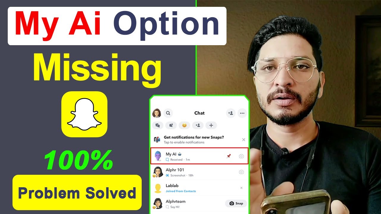 how-to-get-my-ai-on-snapchat-in-hindi-add-my-ai-option-on-snapchat