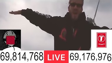 PewDiePie vs T-Series Live Stream Subscriber Counter