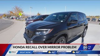 Honda recalls more than 330,000 vehicles over mirror issue