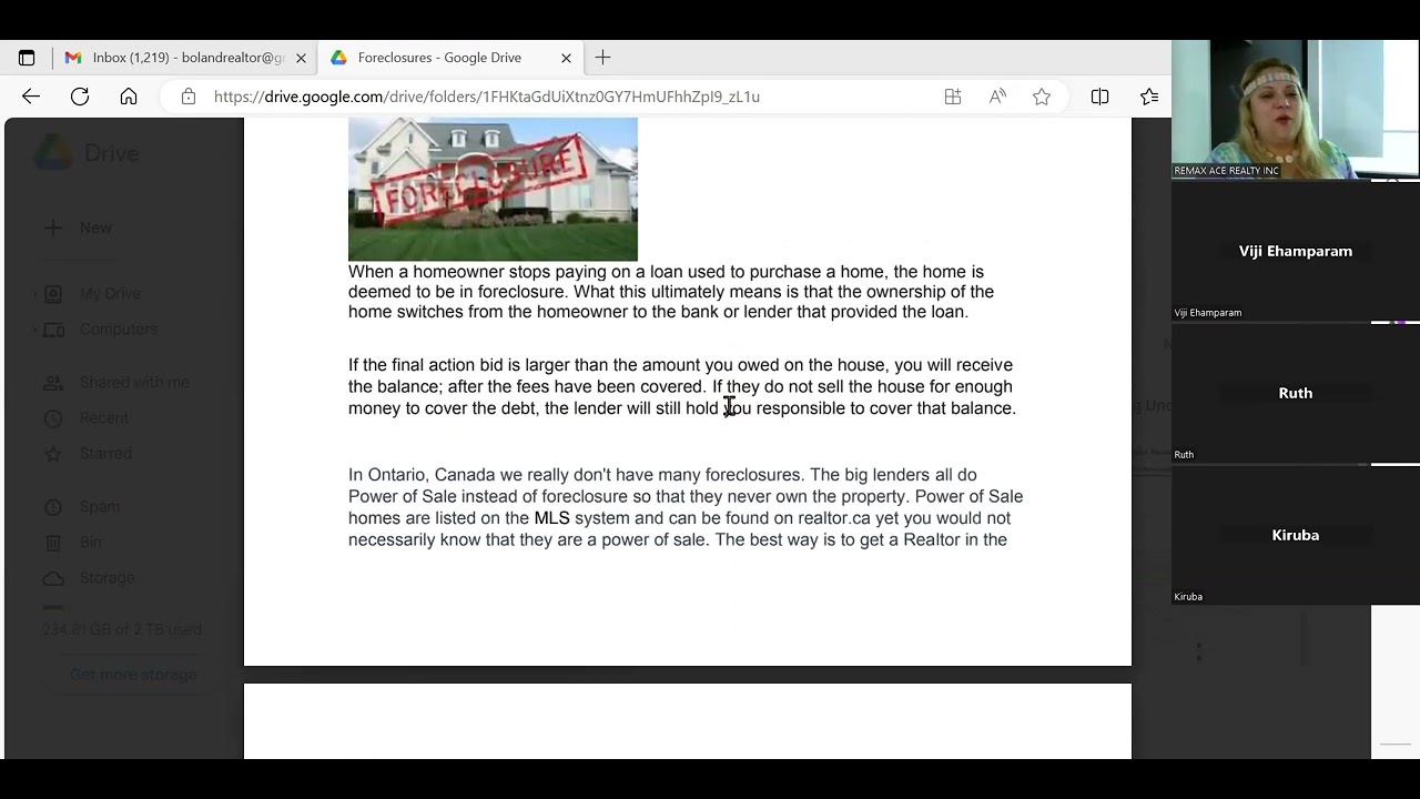 Foreclosure & Power Of Sale Explanation & Paperwork Involved