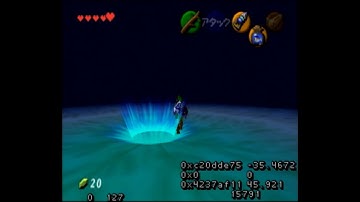 OoT: shadow cs skip (stick on B, heart container, death)