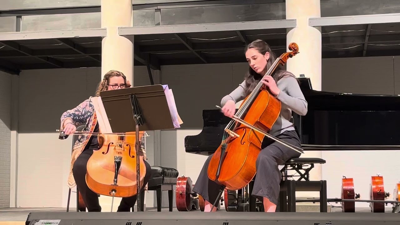 Allegro Prestissimo from the Sonata for 2 Cellos, J. B. Barriere