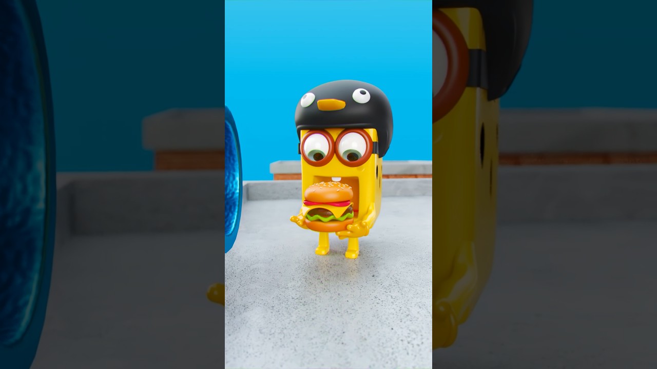 Gugugaga… Then THIS Happened 😂🐧💥 #shorts  #funny