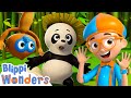 Blippi Wonders | Jungle Animals! | Blippi Animated Series | Cartoons For Kids