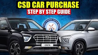 CSD Car Purchase: Step-by-Step Guide to Buying a Car through Canteen Stores Department