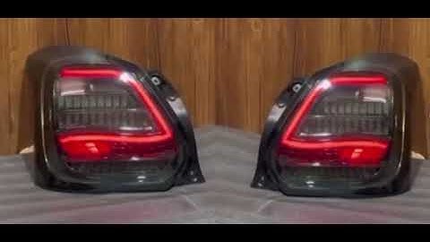 Swift 2018 led tail lights audi style with scanning+matrix