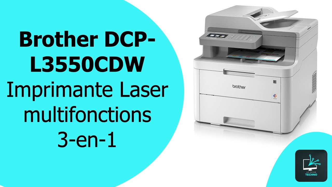 Imprimante Brother Dcp-l3550cdw- Multifonction Laser Couleur