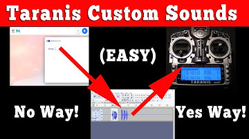FrSky Taranis 📢 Recording, Creating, Making Custom Sounds or Voice Audio Files with Audacity