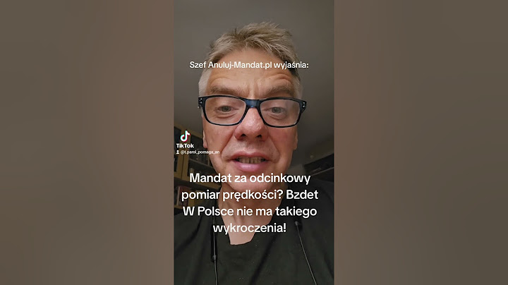 Nie ma takiego wykroczenia. Odcinkowy pomiar prędokości to bezprawie