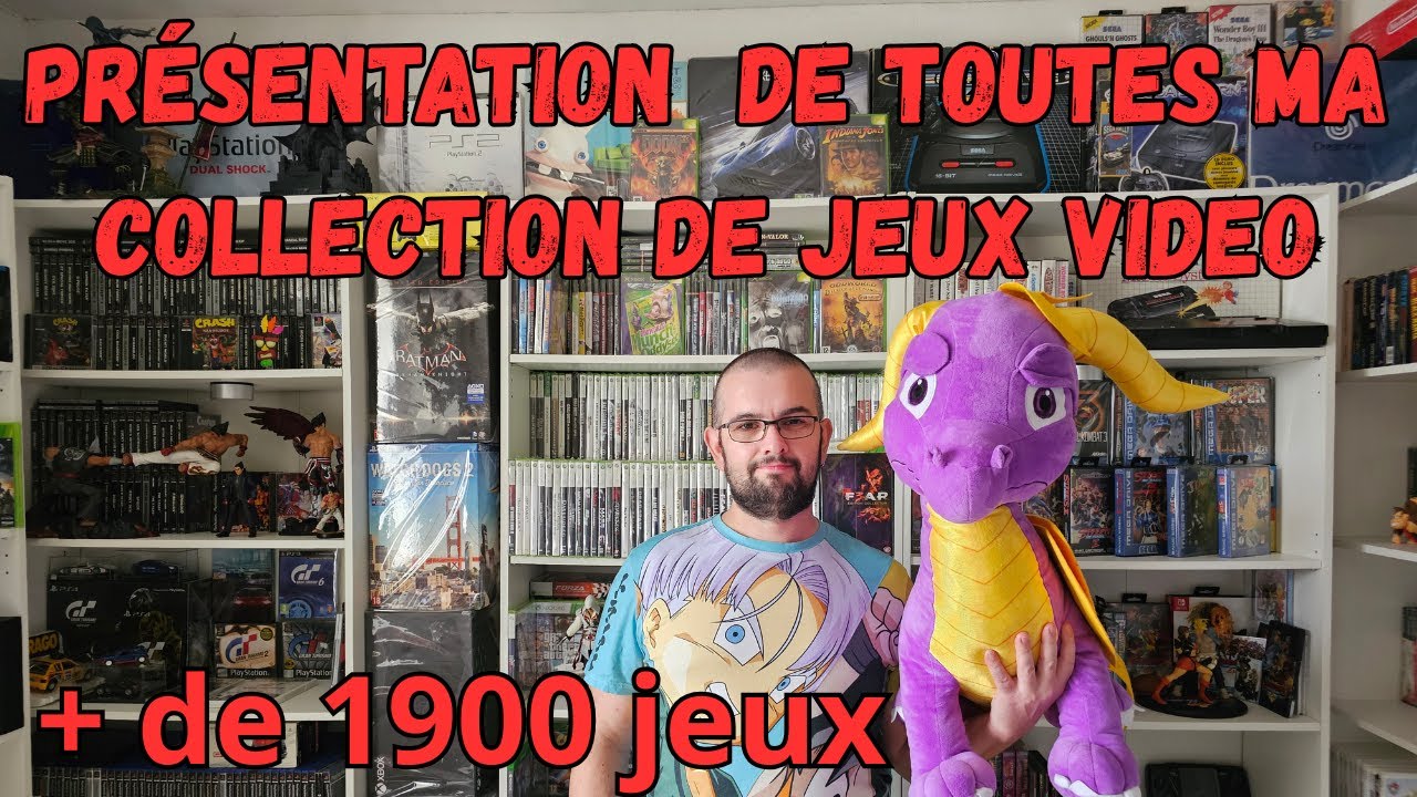 Présentation de toute ma collection de jeux vidéo, Figurines etc...Partie 1