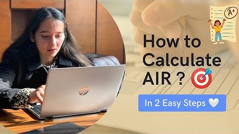 How to Calculate All India Rank in 2 Easy Steps?🎯 #NTA #UGC #AIR