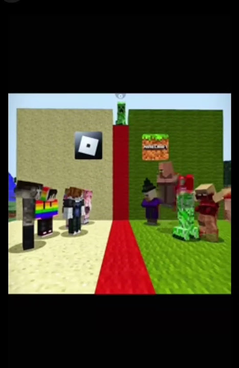 Roblox vs Minecraft #trending