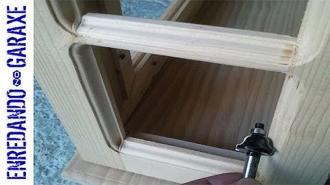 How to route a molding and the cabinet glass rabbet