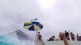 Poseidon's Rage Wave Pool at Wisconsin Dells Park - First Person View