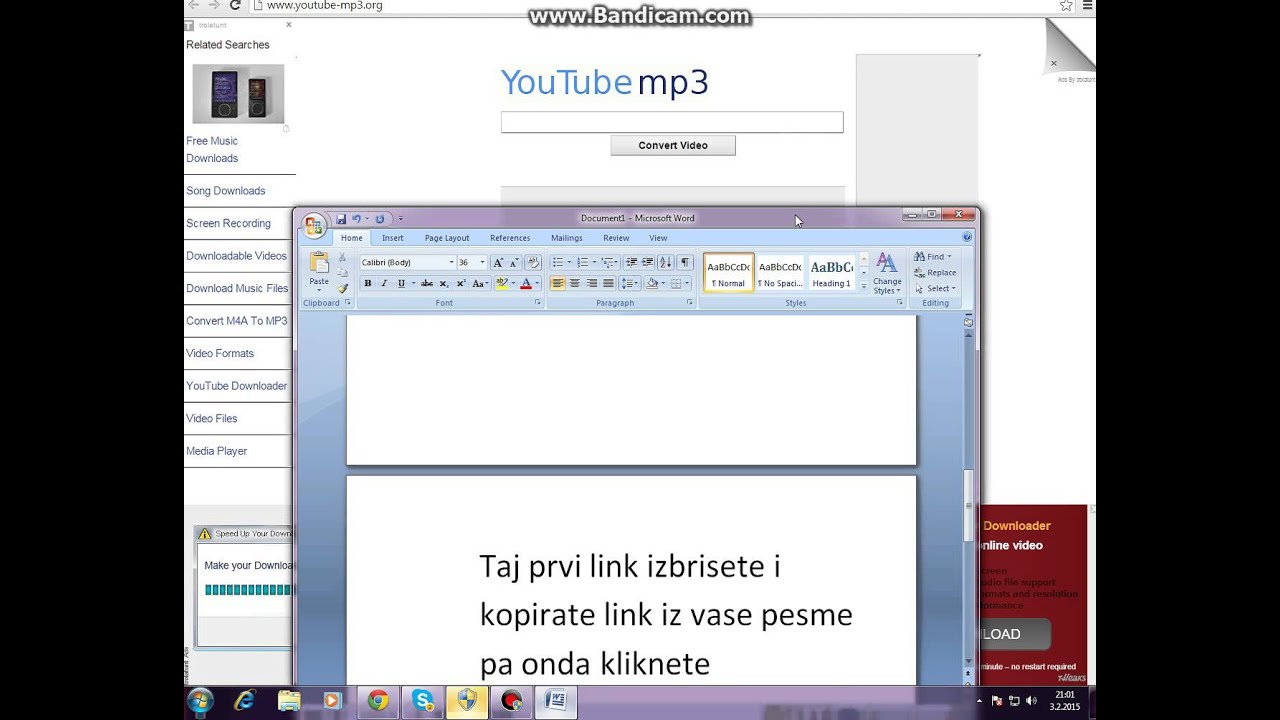 Kako skinuti pesmu sa youtuba YouTube