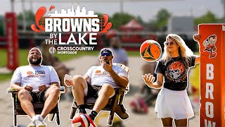 Joel Bitonio & Wyatt Teller Have The Best Dad Jokes | Browns By The Lake