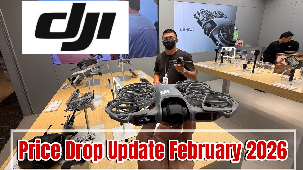 DJI Price Drop Update February 2026 | dji Neo 2, dji mini 5 Pro, dji Osmo Action 6, dji RS 5,