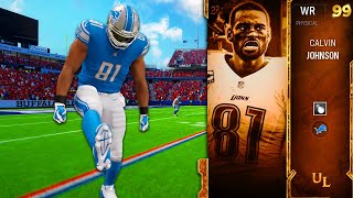 99 Calvin Johnson is the NEW WR1 in Madden 24!