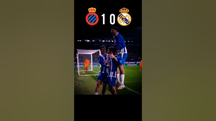 ملخص مباراة ريال مدريد و اسبانيول