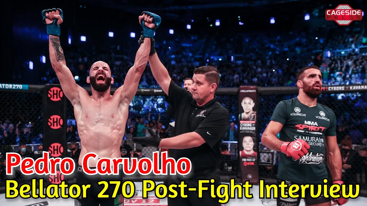 Bellator 270: Pedro Carvalho on fighting for his career, critical of Weichel win